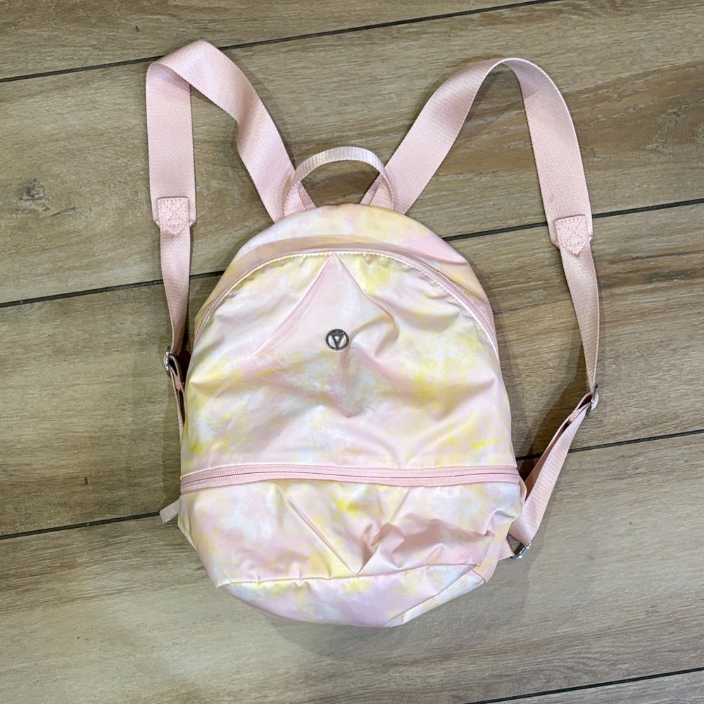 Ivivva Pink and Yellow Kids Backpack